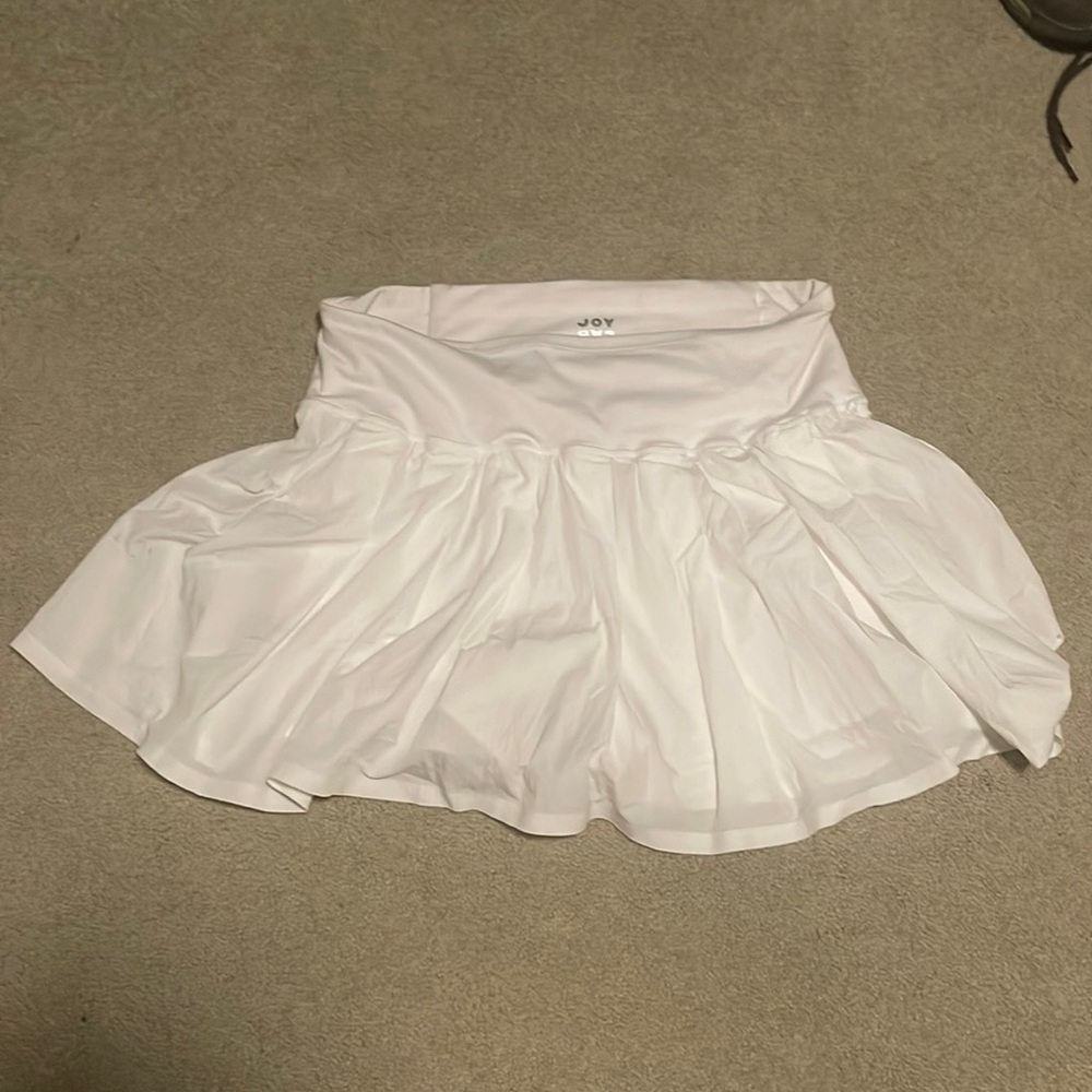 Joy Lab White Tennis Skirt